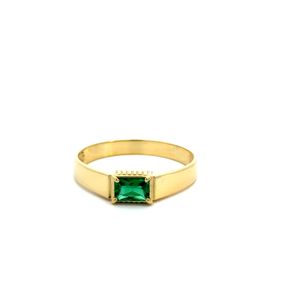 Anel Formatura 1790 Zircônia em Ouro 18k