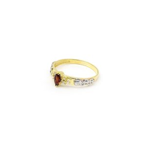 Anel Formatura 1745 Zircônias em Ouro 18k