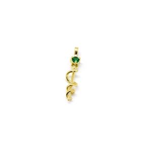 Pingente Personalizado Curso Odontologia em Ouro 18k