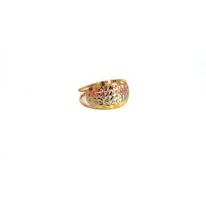 Anel Tricolor em Ouro 18k