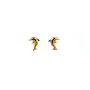 Brinco Golfinho em Ouro 18k