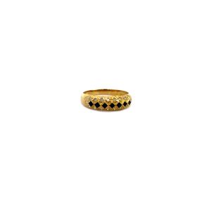 Anel Feminino com Zircônia em Ouro 18k