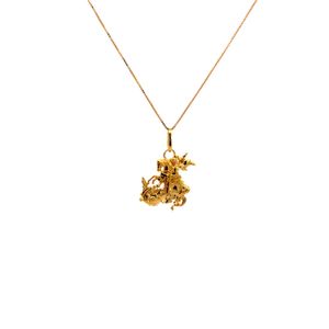 Pingente São Jorge em Ouro 18k