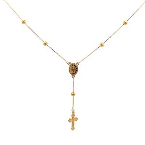 Terço em Ouro 18k 50cm