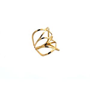 Anel Chapa em Ouro 18k  - Aproximadamente 3g