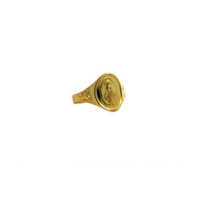 Anel Nossa Senhora das Graças em Ouro 18k  - Aproximadamente 1.7g