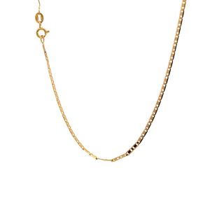 Corrente Piastrine em Ouro 18k 60 cm - Aproximadamente 4.4g